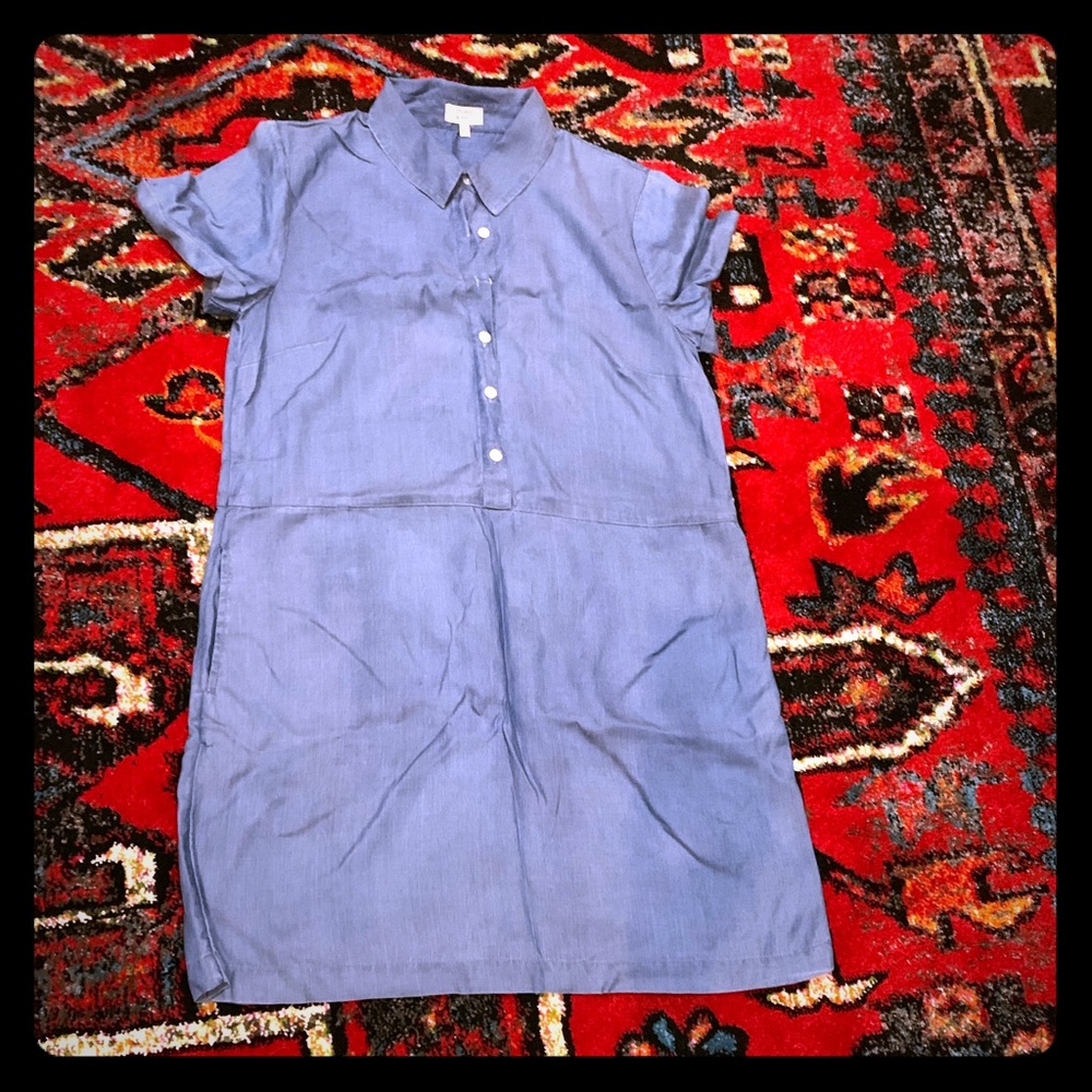 Chambray Crown and Ivory shirt dress